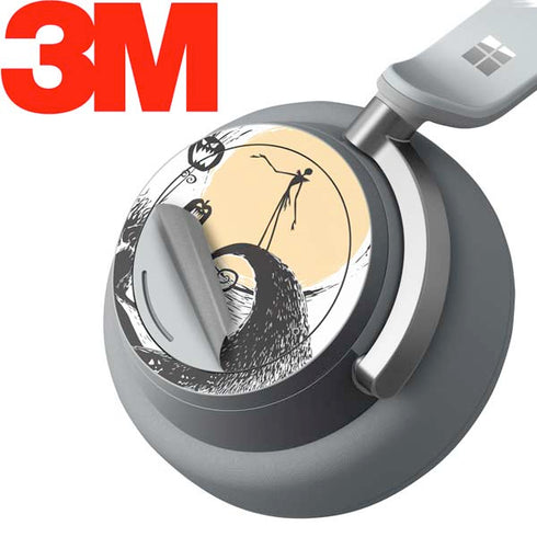 Disney The Nightmare Before Christmas Jack on Spiral Hill Art Surface Headphones Skin